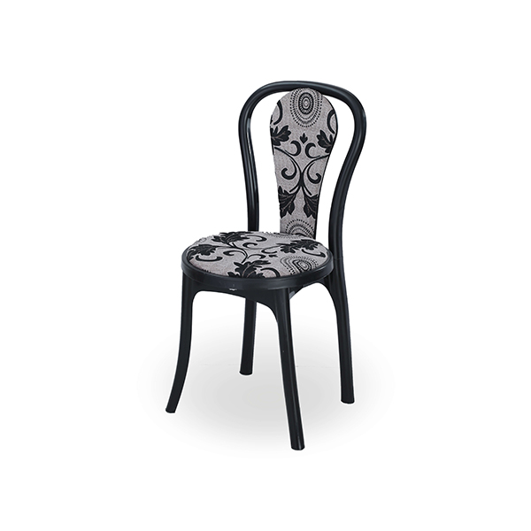 Classic Sofa Chair-Flora-Black